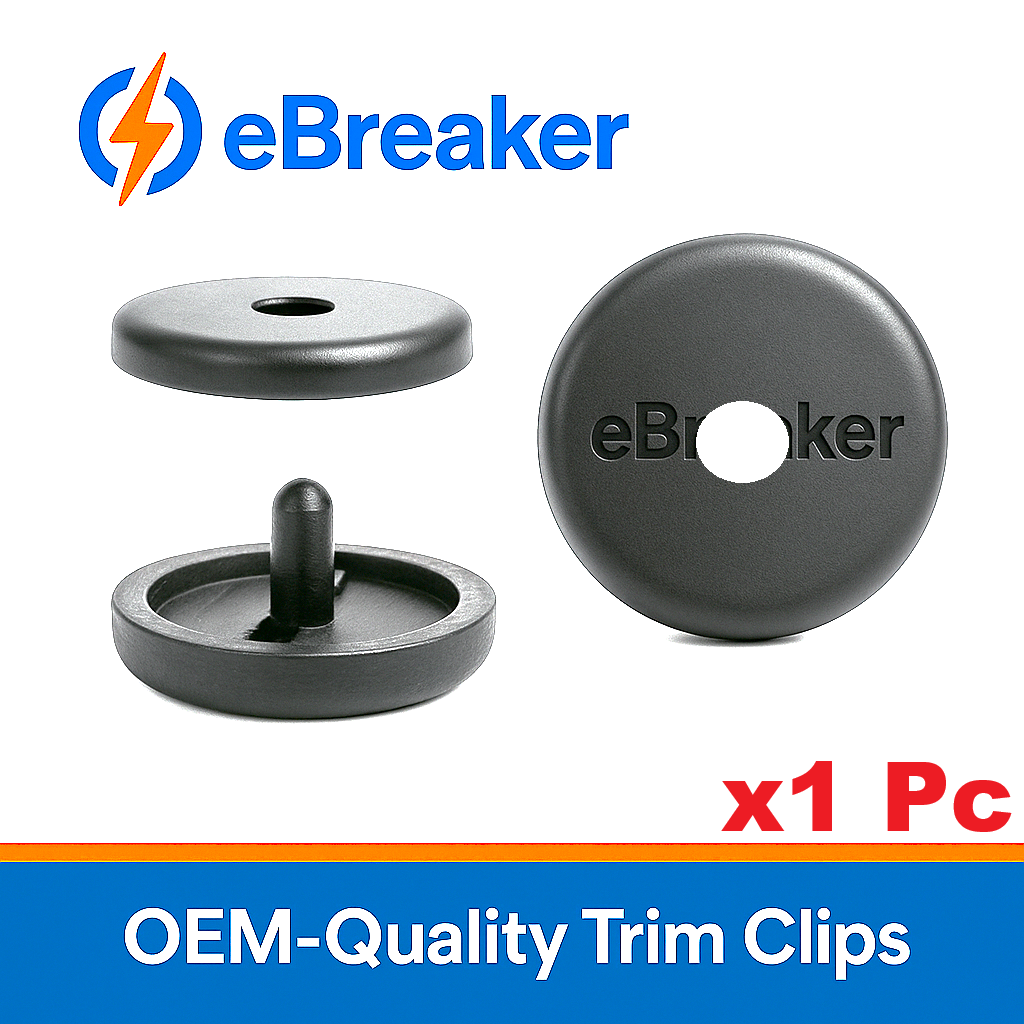 Universal Seat Belt Buckle Stopper Button Clip - Black