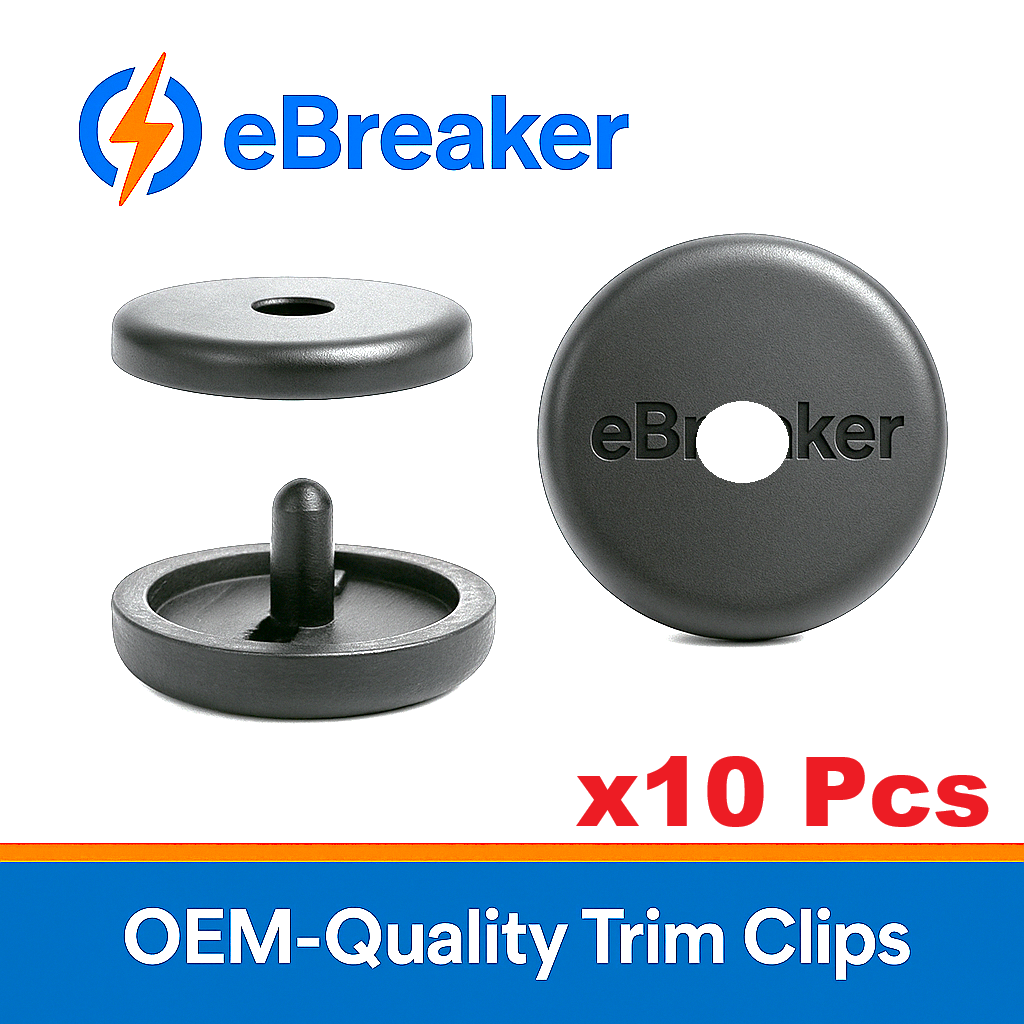 Universal Seat Belt Buckle Stopper Button Clip - Black