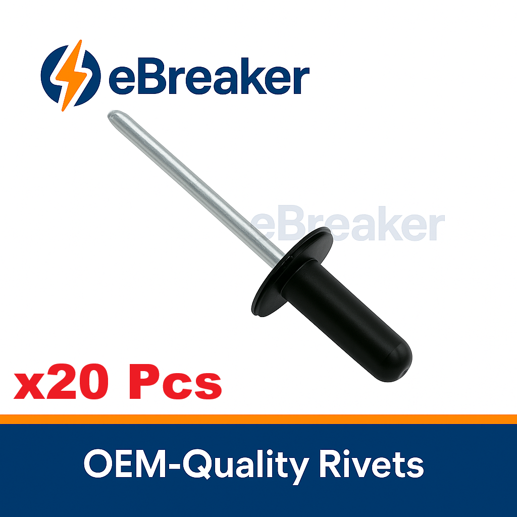 Ford 6.5mm Aluminium Rivet with Plastic Head - 1071415