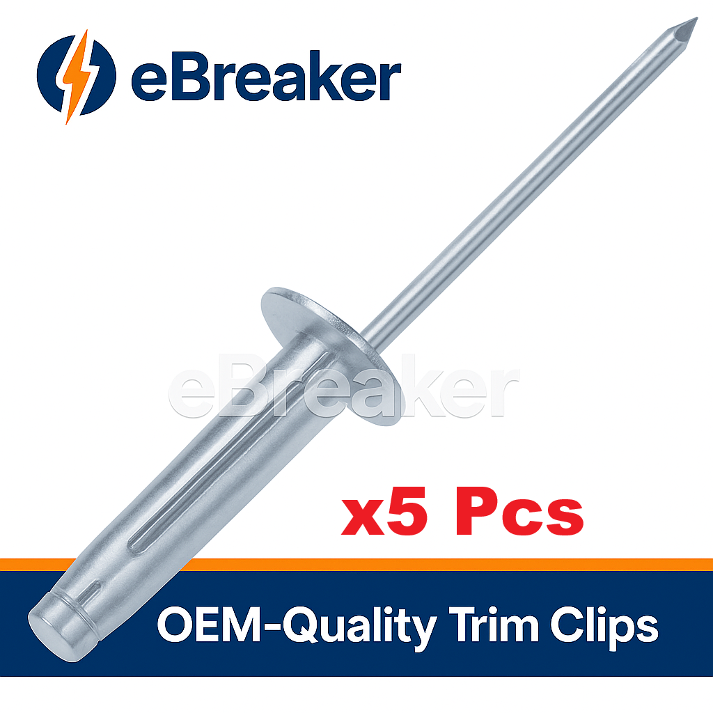 Mercedes & Universal 4mm Aluminium Blind Rivet - 7.9mm Collar Trim Fastener A0039909497