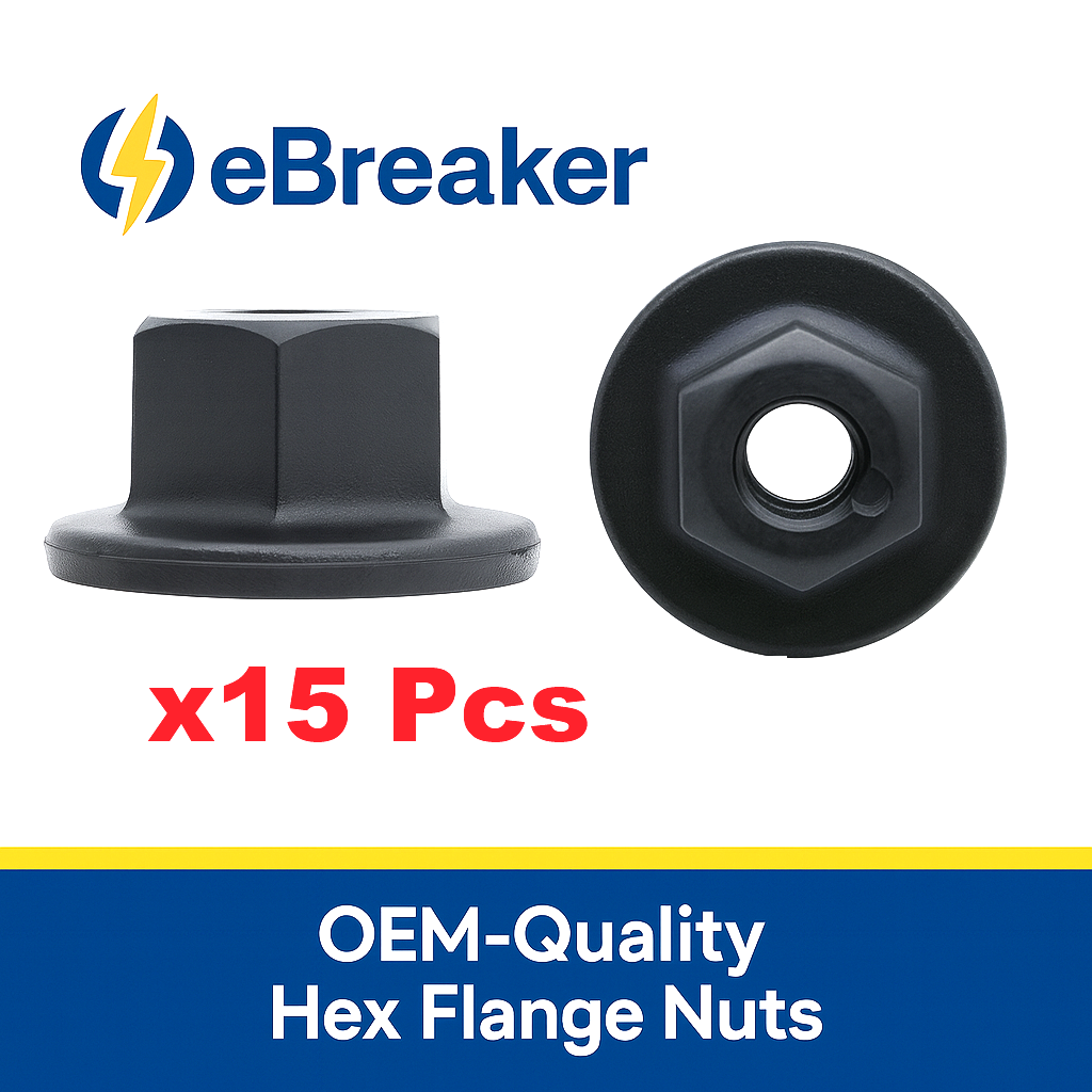 BMW & MINI 10mm Plastic Coarse Thread Hex Nut - Undertray & Trim Panel Fastener