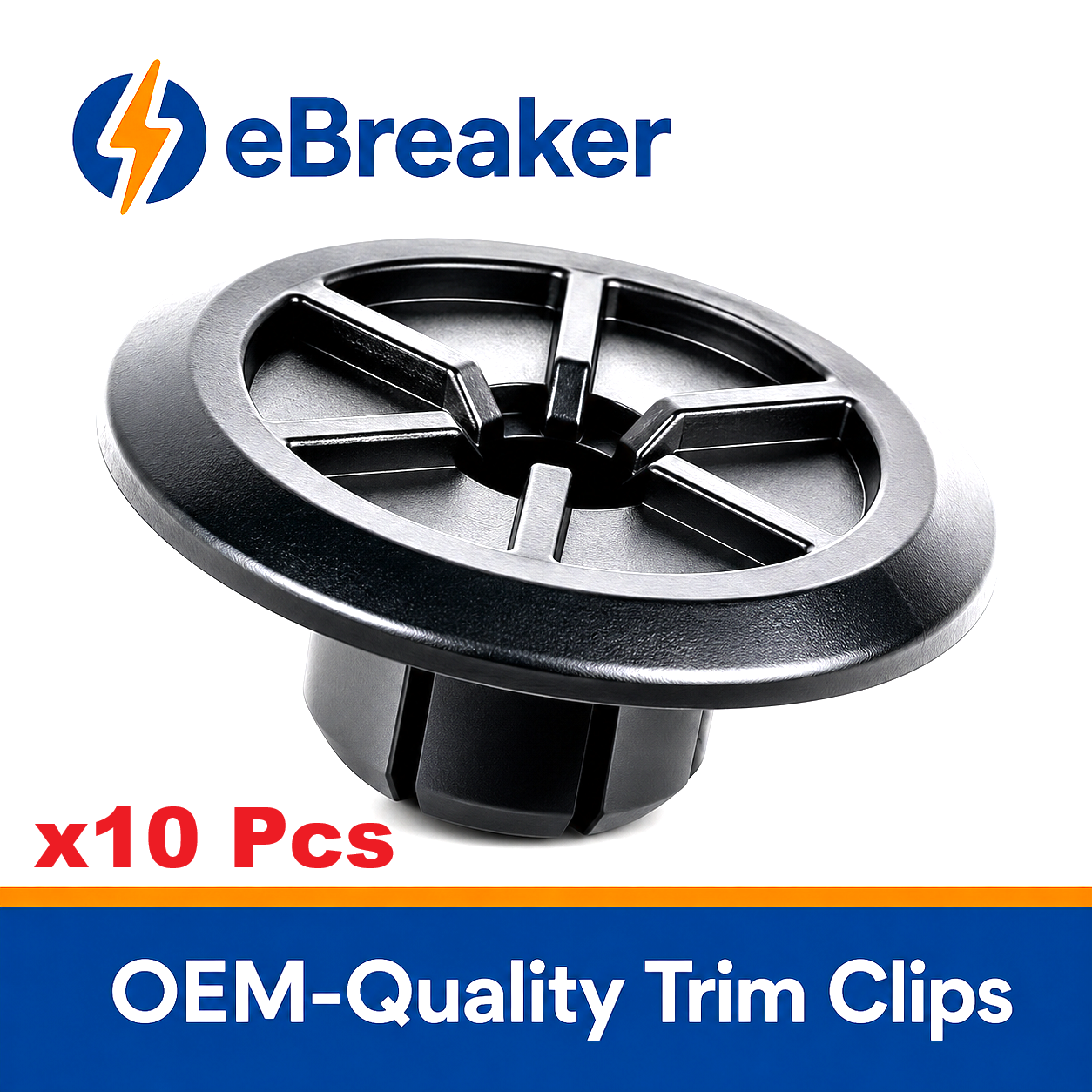 BMW 10mm Hex Head Plastic Flange Nut 51711958025