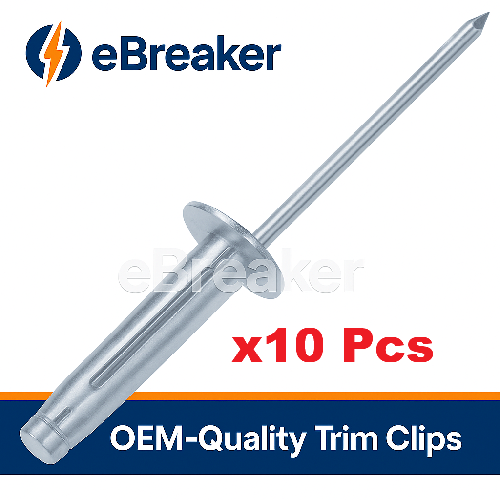 Mercedes & Universal 4mm Aluminium Blind Rivet - 7.9mm Collar Trim Fastener A0039909497