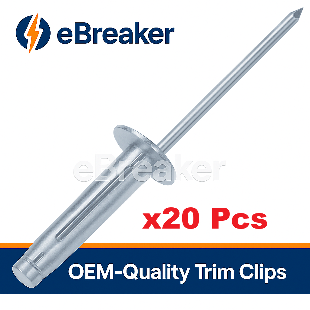 Mercedes & Universal 4mm Aluminium Blind Rivet - 7.9mm Collar Trim Fastener A0039909497