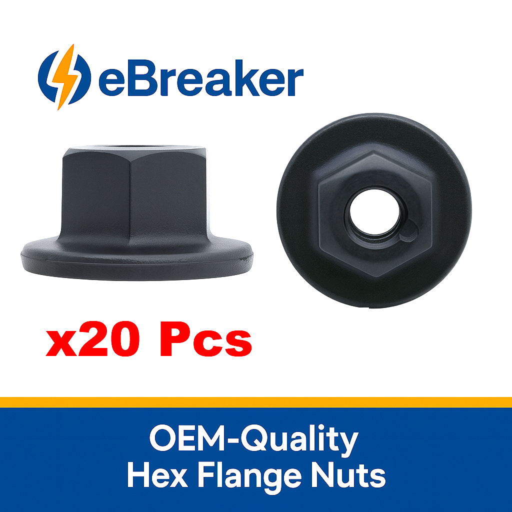 BMW & MINI 10mm Plastic Coarse Thread Hex Nut - Undertray & Trim Panel Fastener