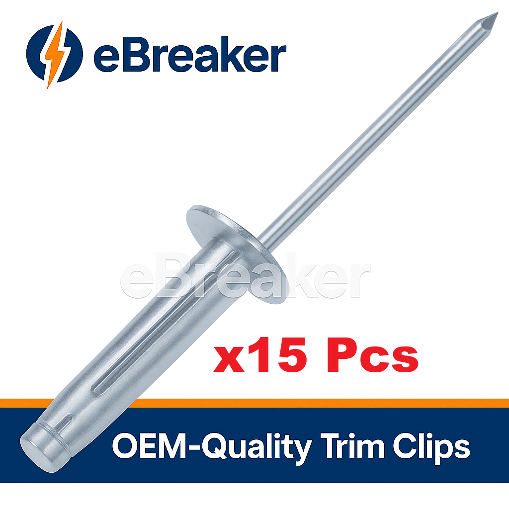 Mercedes & Universal 4mm Aluminium Blind Rivet - 7.9mm Collar Trim Fastener A0039909497
