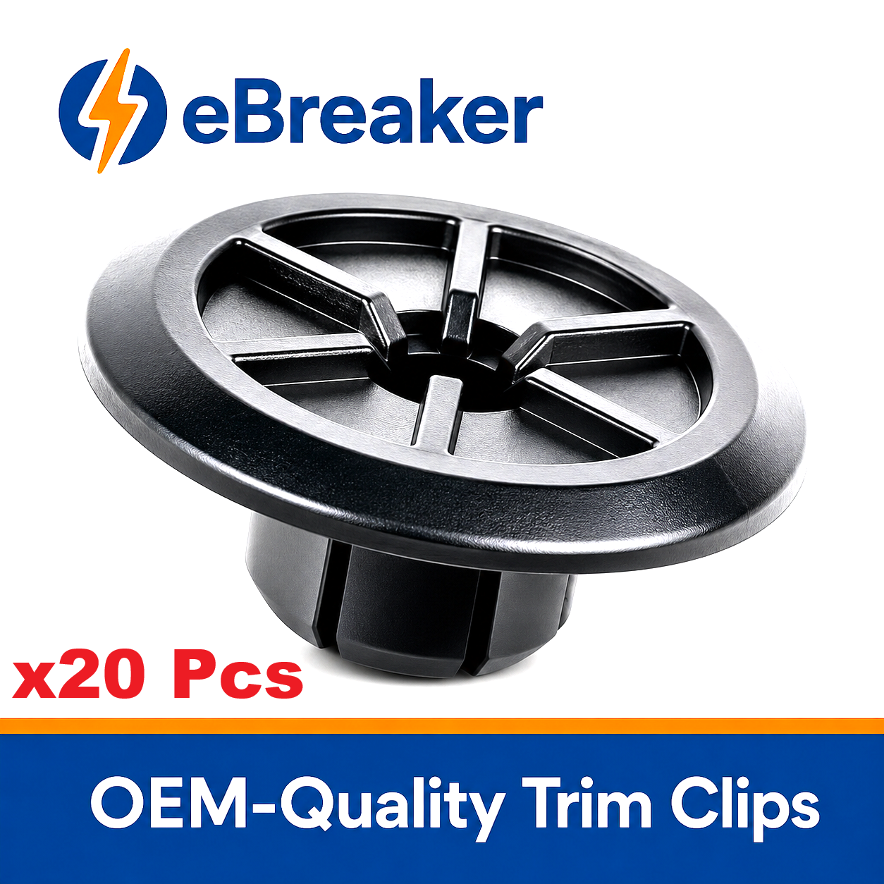 BMW 10mm Hex Head Plastic Flange Nut 51711958025