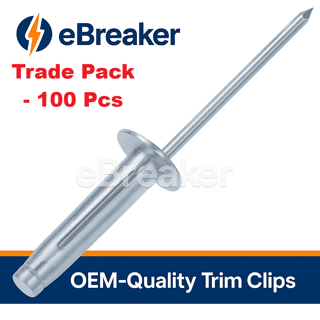 Mercedes & Universal 4mm Aluminium Blind Rivet - 7.9mm Collar Trim Fastener A0039909497