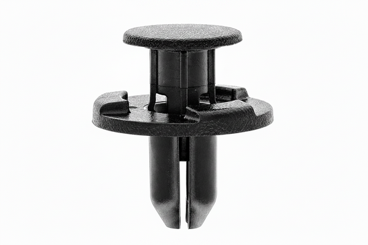 Push Fit Plastic Rivet Trim Clips for Nissan Mazda Ford Renault - 8mm Black