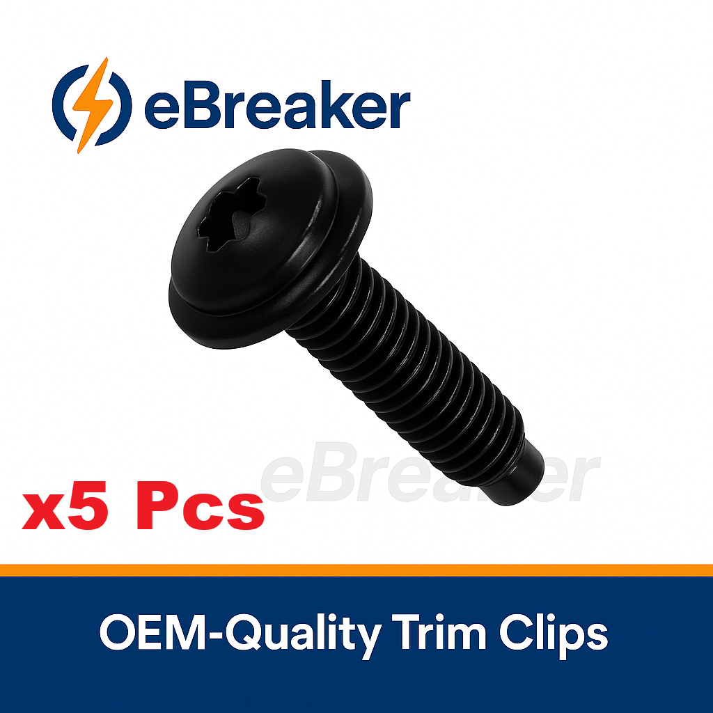 M6 x 30mm Torx Bolt - Black Trim & Body Panel Fastener N90969901