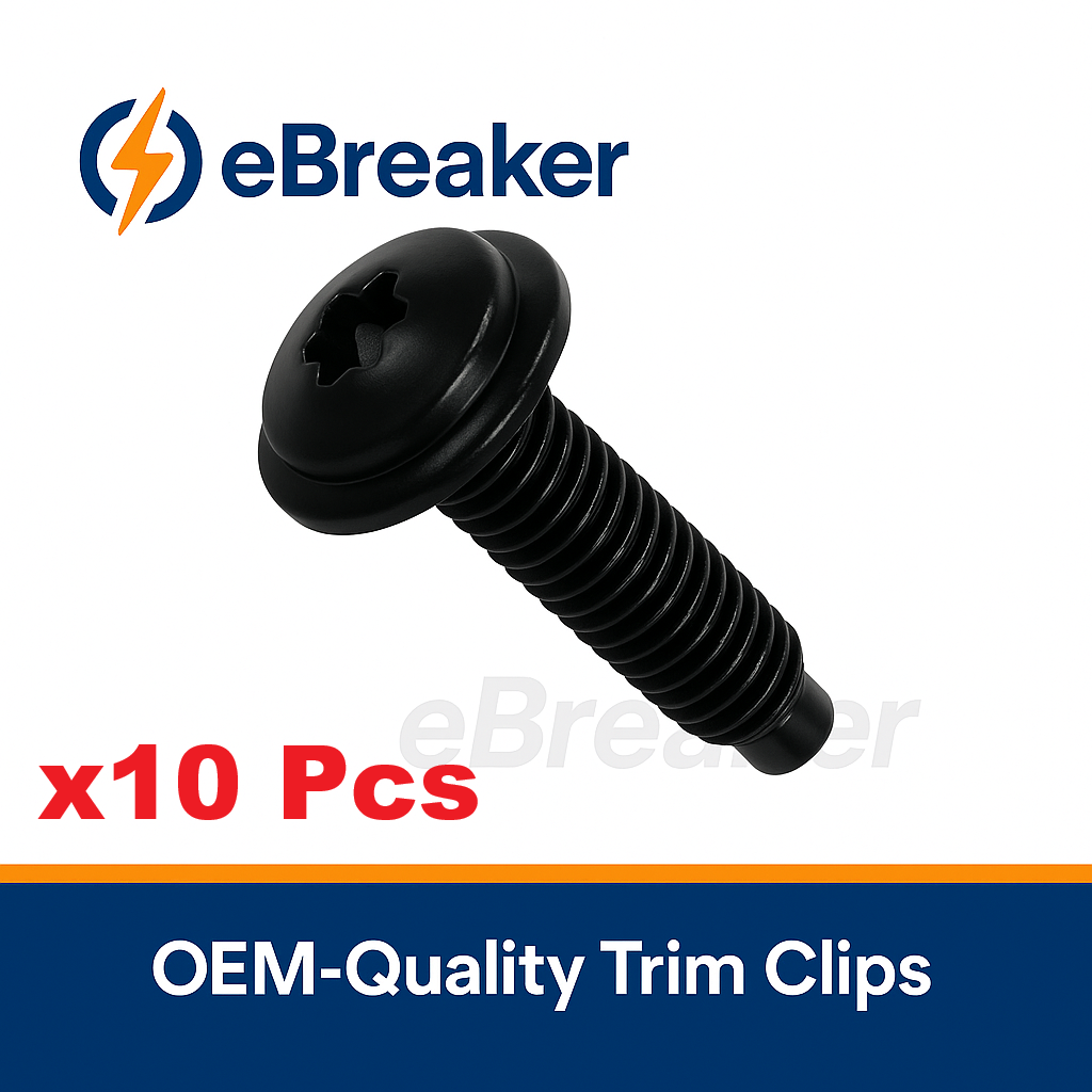 M6 x 30mm Torx Bolt - Black Trim & Body Panel Fastener N90969901