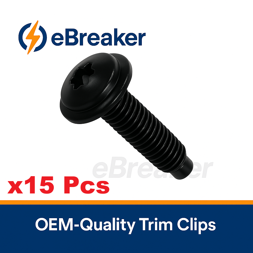 M6 x 30mm Torx Bolt - Black Trim & Body Panel Fastener N90969901