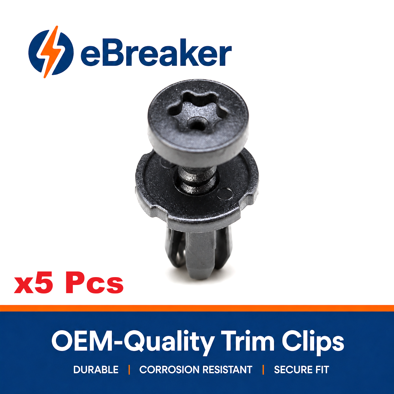 Torx Head Plastic Screw Fit Trim Rivet Multi-Brand - 7L6868307