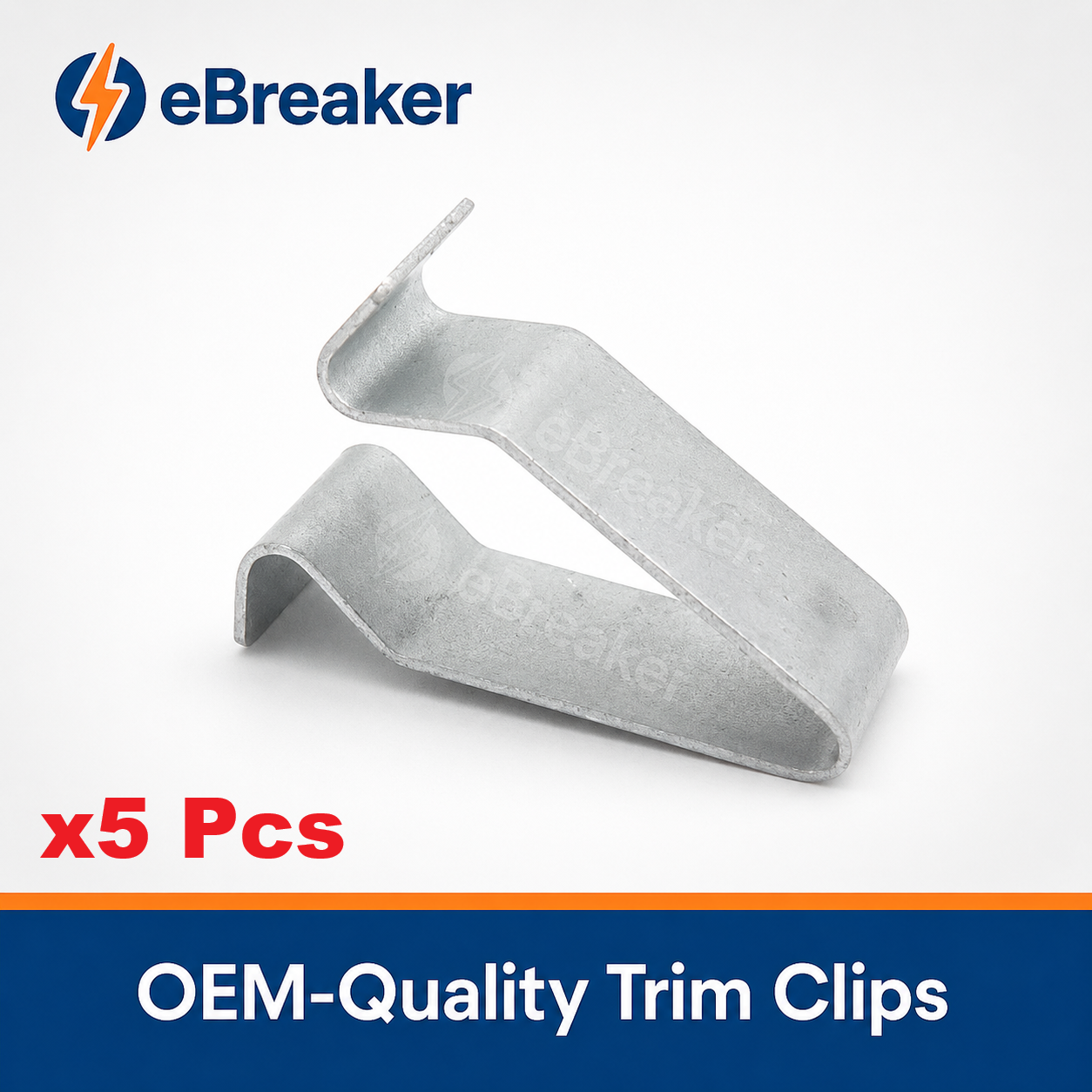Metal Spring Trim Clip 22mm VW Audi Skoda Seat - 1J6867276