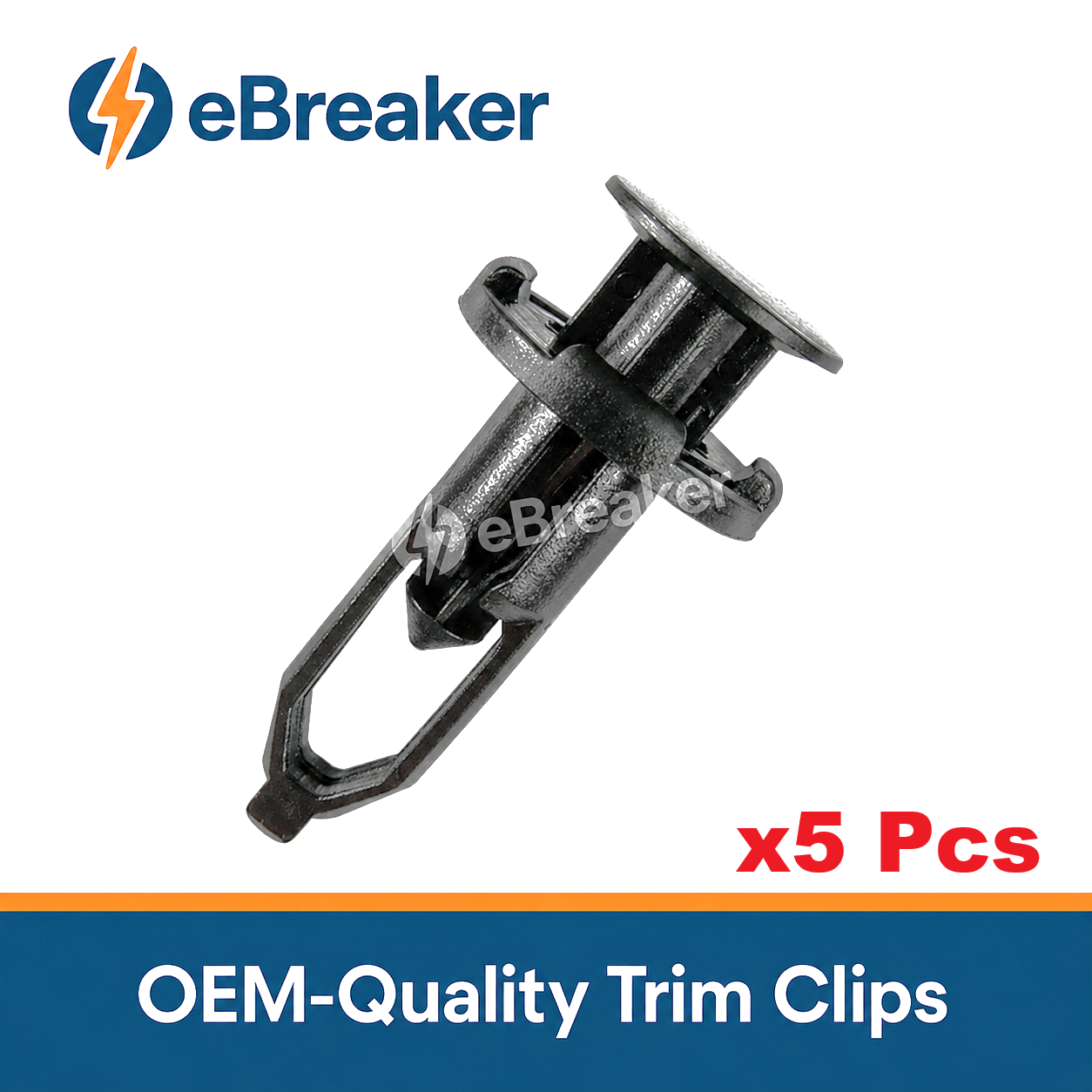 9mm Plastic Bumper Trim Rivet Toyota Peugeot Citroen - 52161-16010
