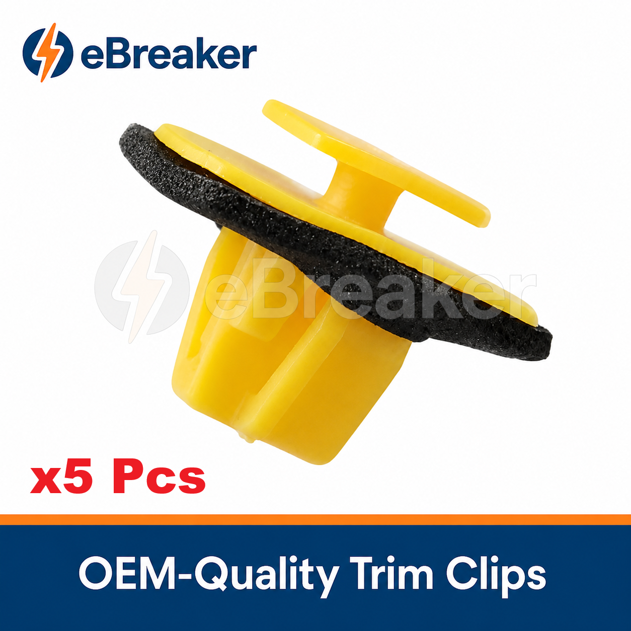 Body Side Moulding Insulated Clip Kia Hyundai Yellow - 8775835000