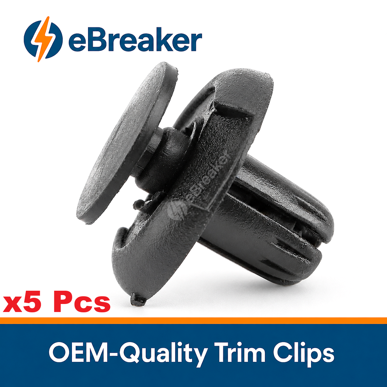 Bumper & Trim Fastener Clip 8mm Multi-Brand - W711712S300