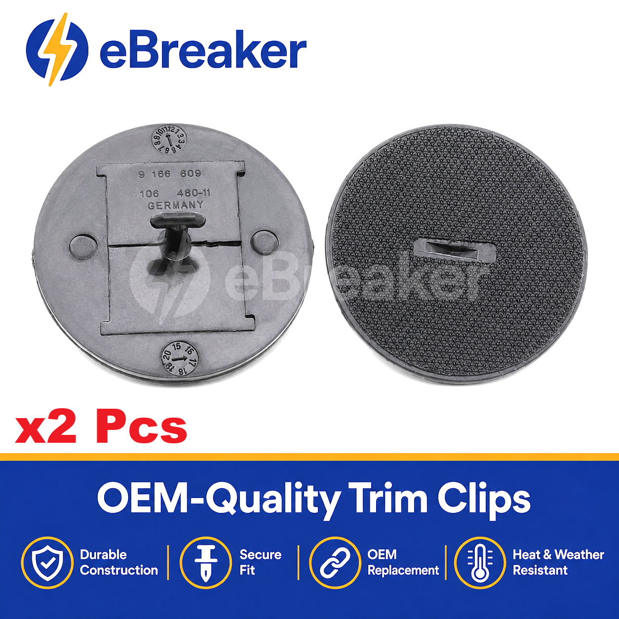 BMW MINI Floor Mat Twist Lock Clips 07149166609