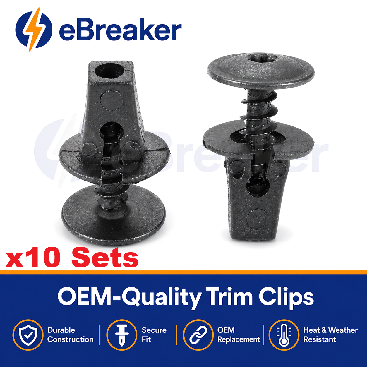 VW Audi SEAT Skoda Screw Grommet & Torx Screw Trim Fixing Kit 6N0809966A
