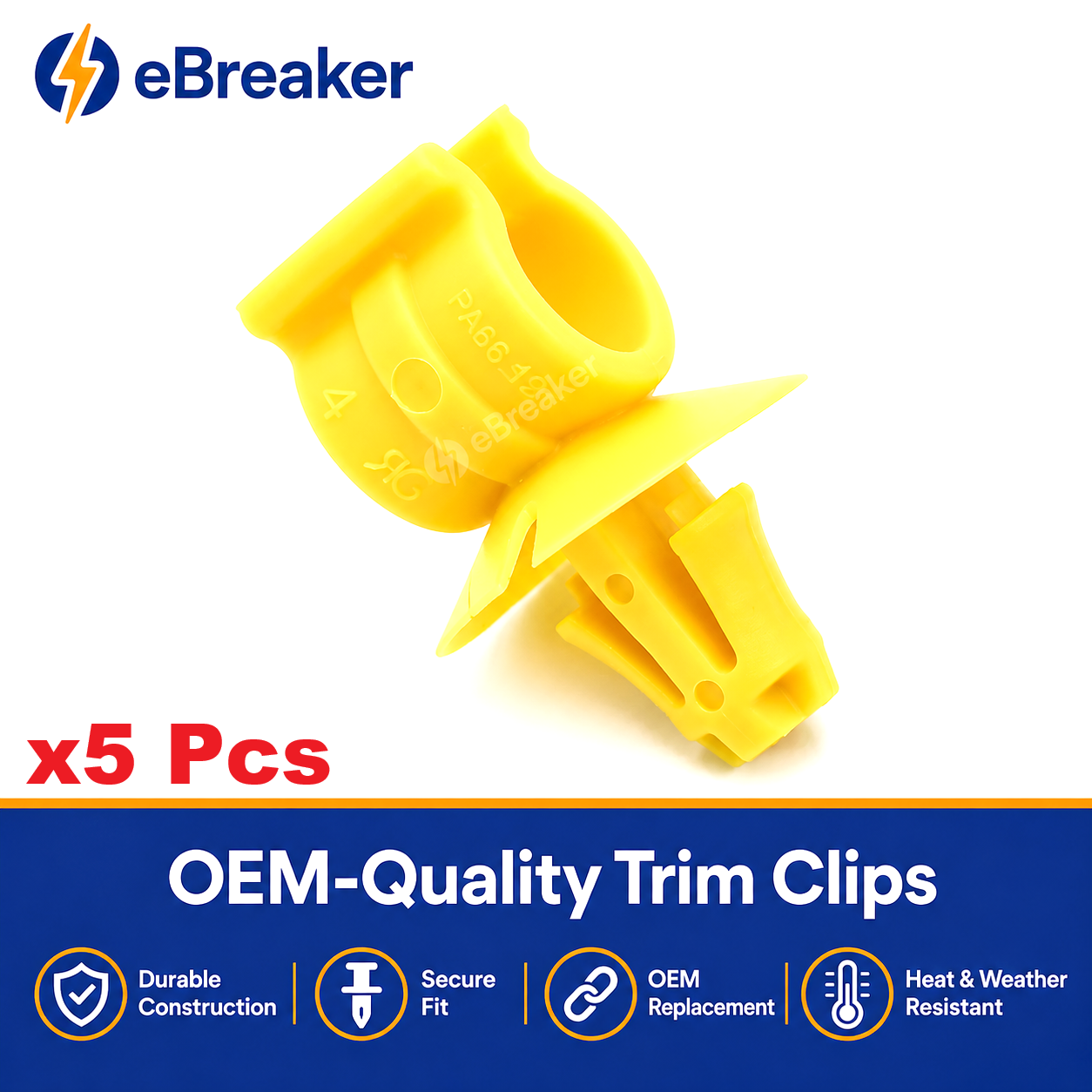 Citroen Peugeot Vauxhall Bonnet Rod Holder Clip Yellow 795059 Engine Bay Stay Clip