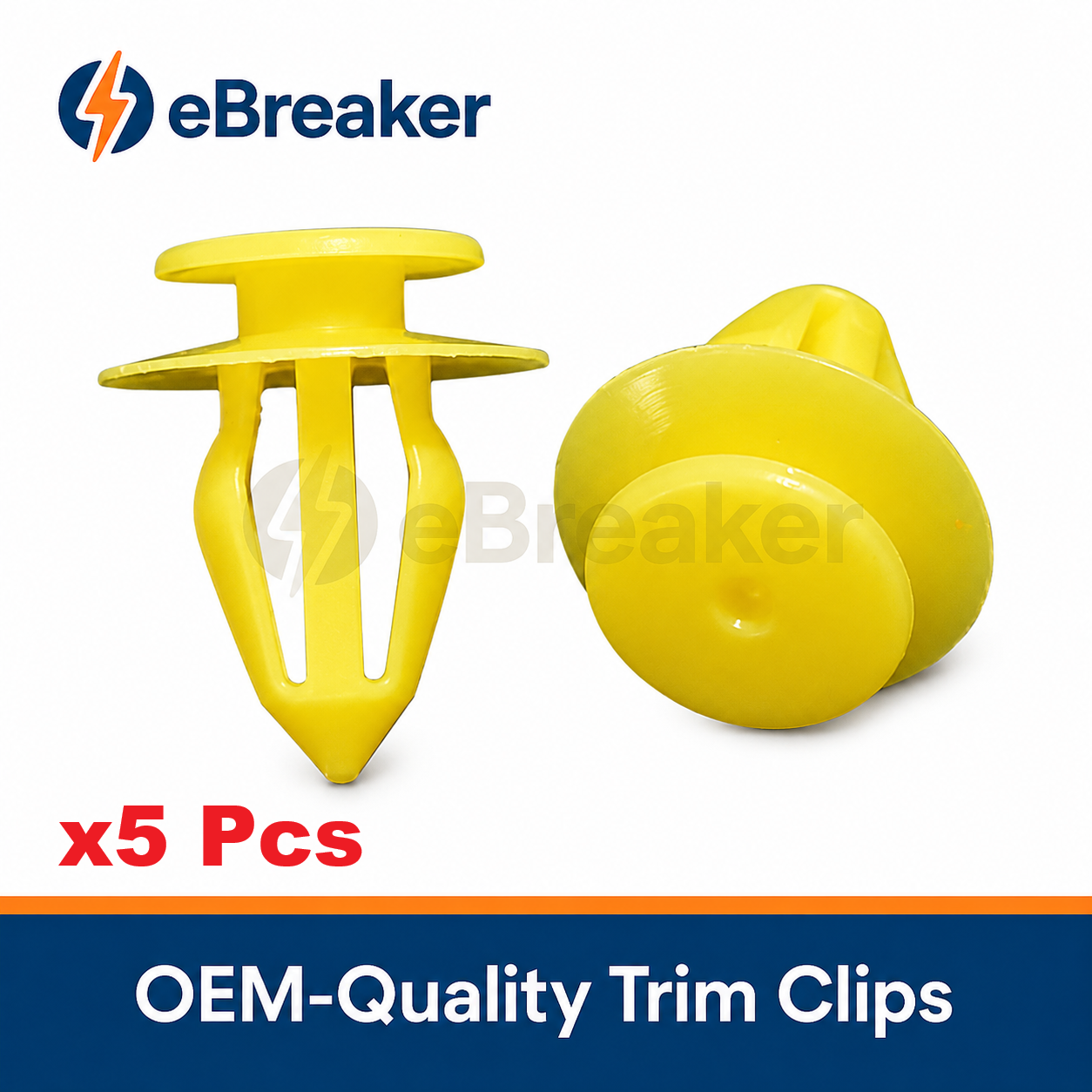 Yellow Door Card & Interior Trim Panel Clip - VAG Ford Land Rover - 7M0867299K