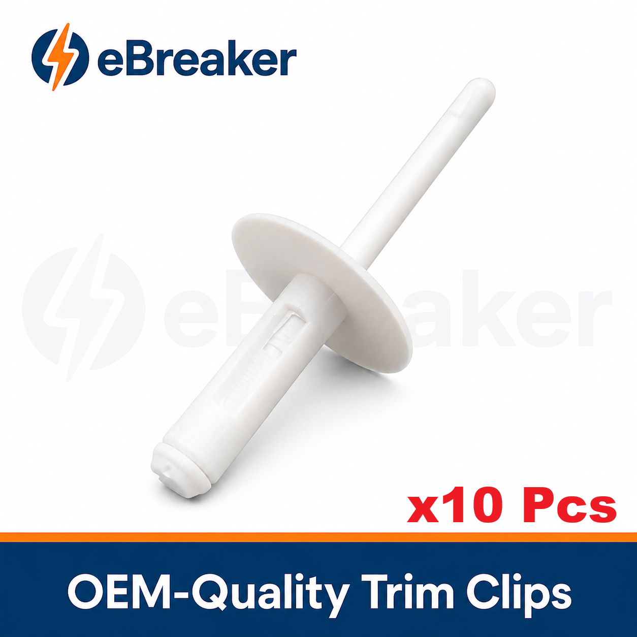 White Wheel Arch Flare Pull Rivet BMW X5 X5M - 07147391324