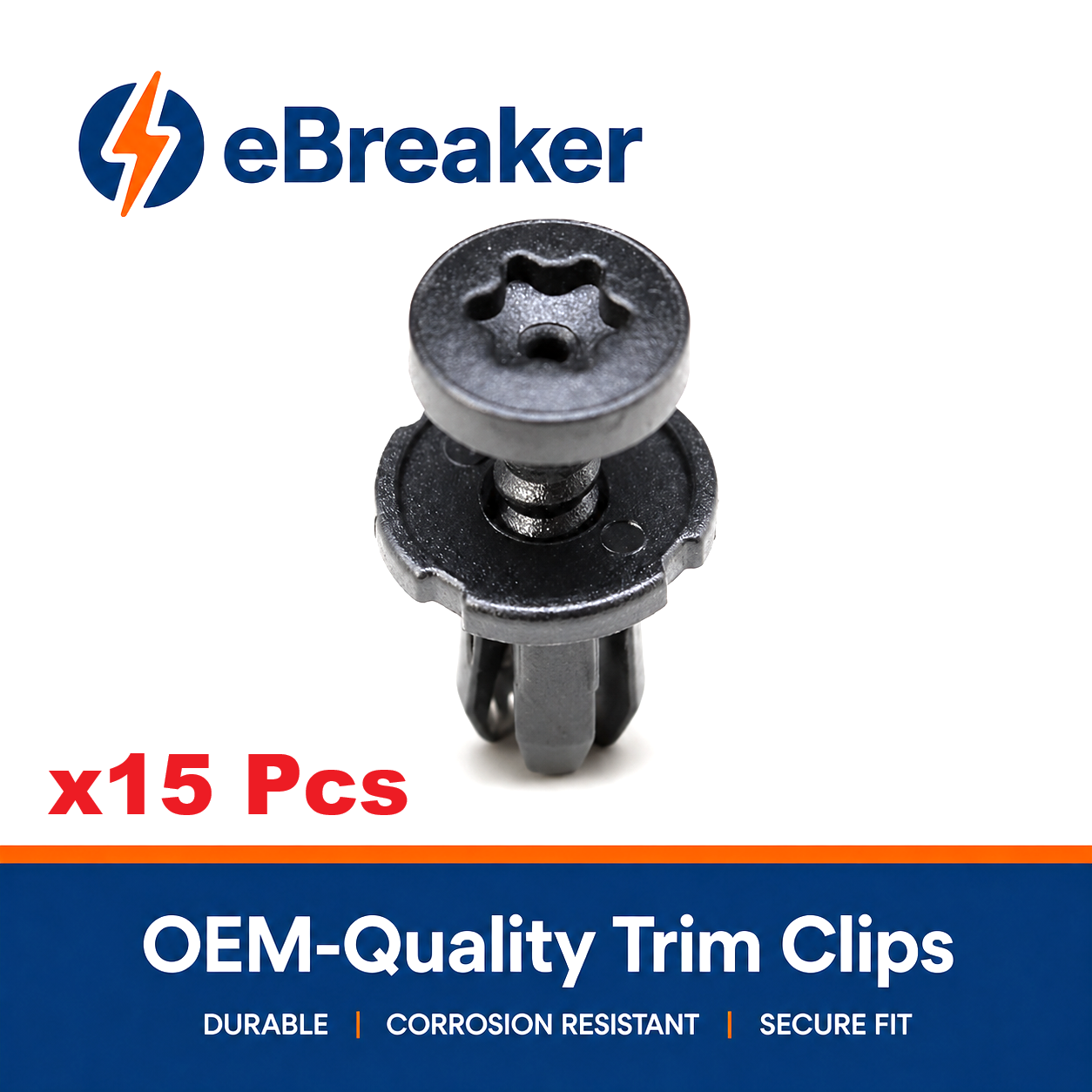 Torx Head Plastic Screw Fit Trim Rivet Multi-Brand - 7L6868307