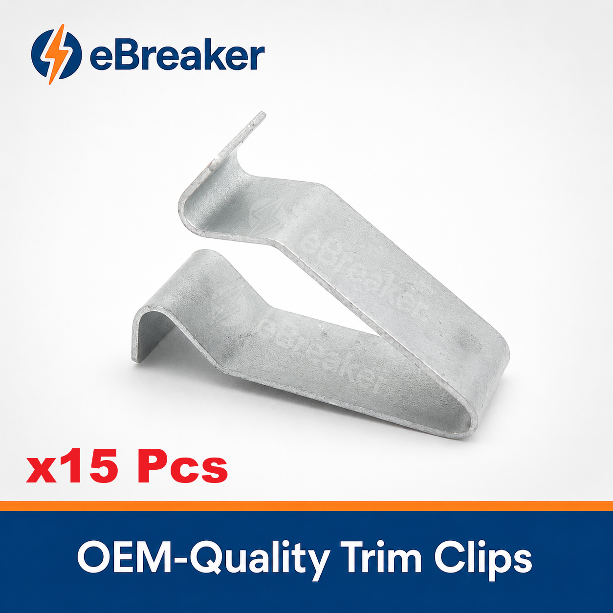 Metal Spring Trim Clip 22mm VW Audi Skoda Seat - 1J6867276
