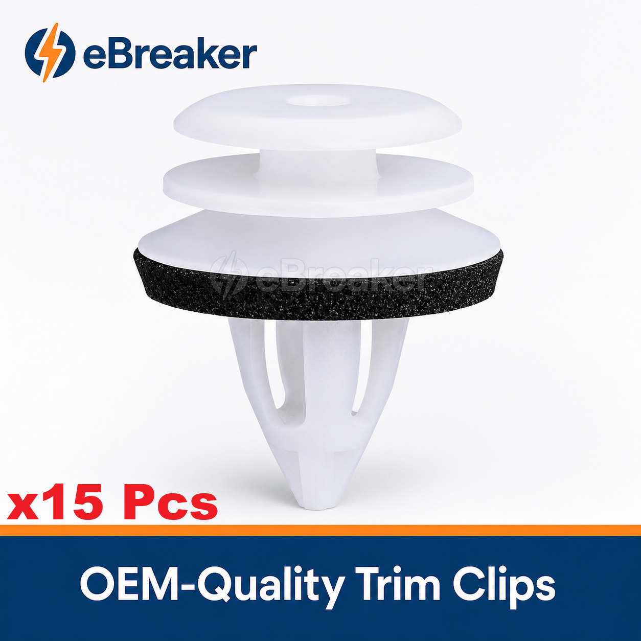 White Interior Trim Clips BMW MINI - 51437001491