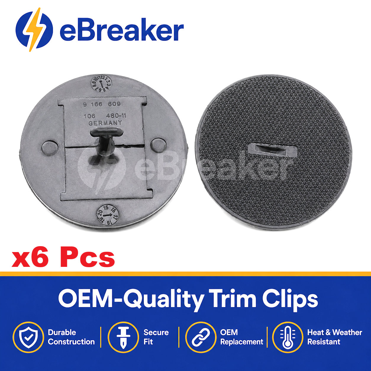 BMW MINI Floor Mat Twist Lock Clips 07149166609