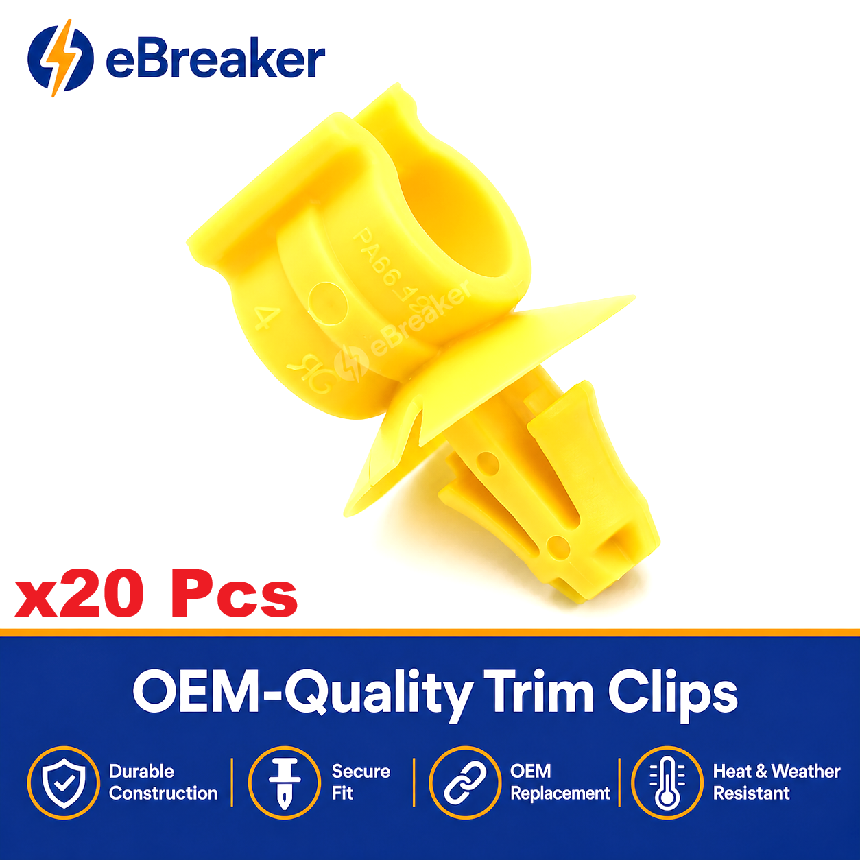 Citroen Peugeot Vauxhall Bonnet Rod Holder Clip Yellow 795059 Engine Bay Stay Clip