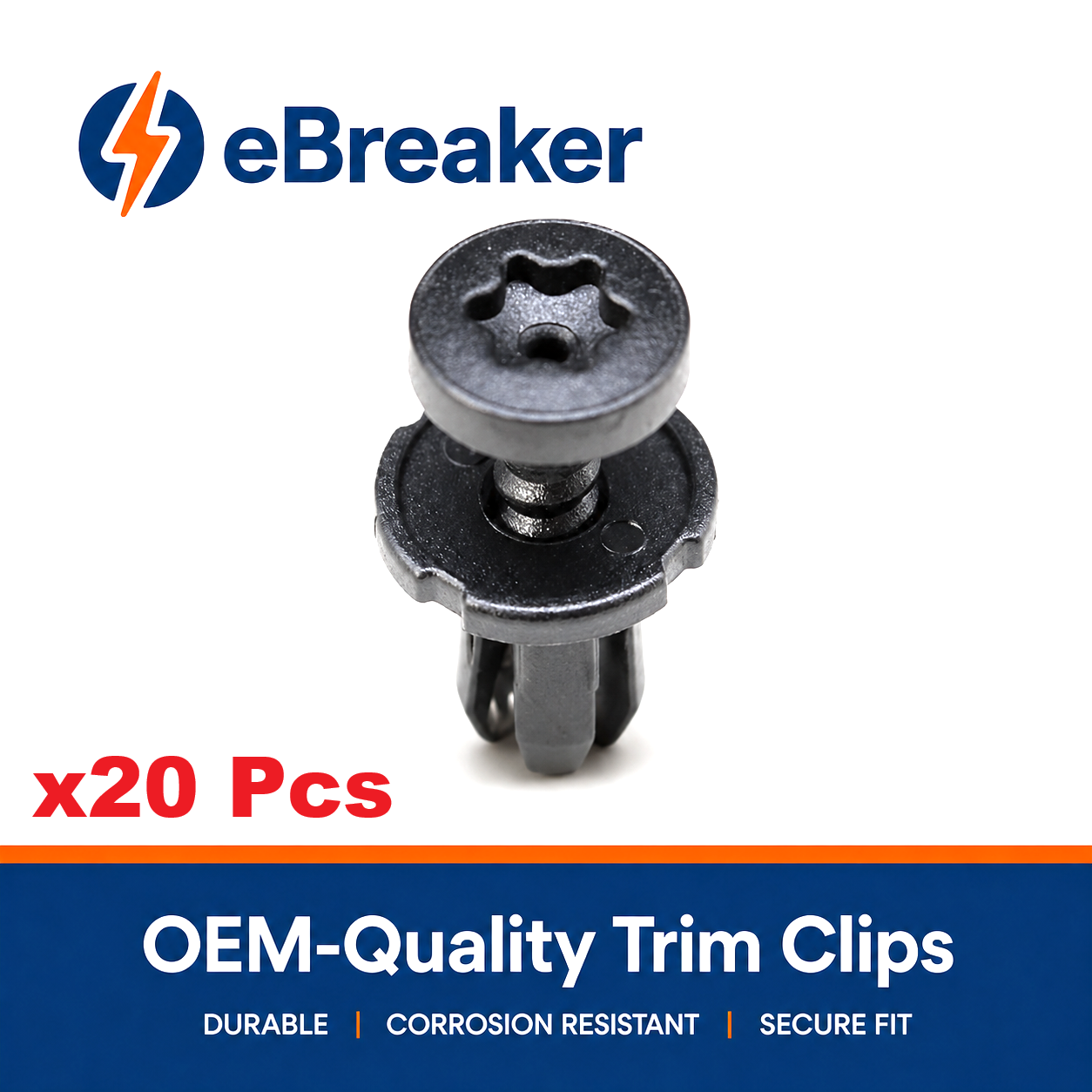 Torx Head Plastic Screw Fit Trim Rivet Multi-Brand - 7L6868307