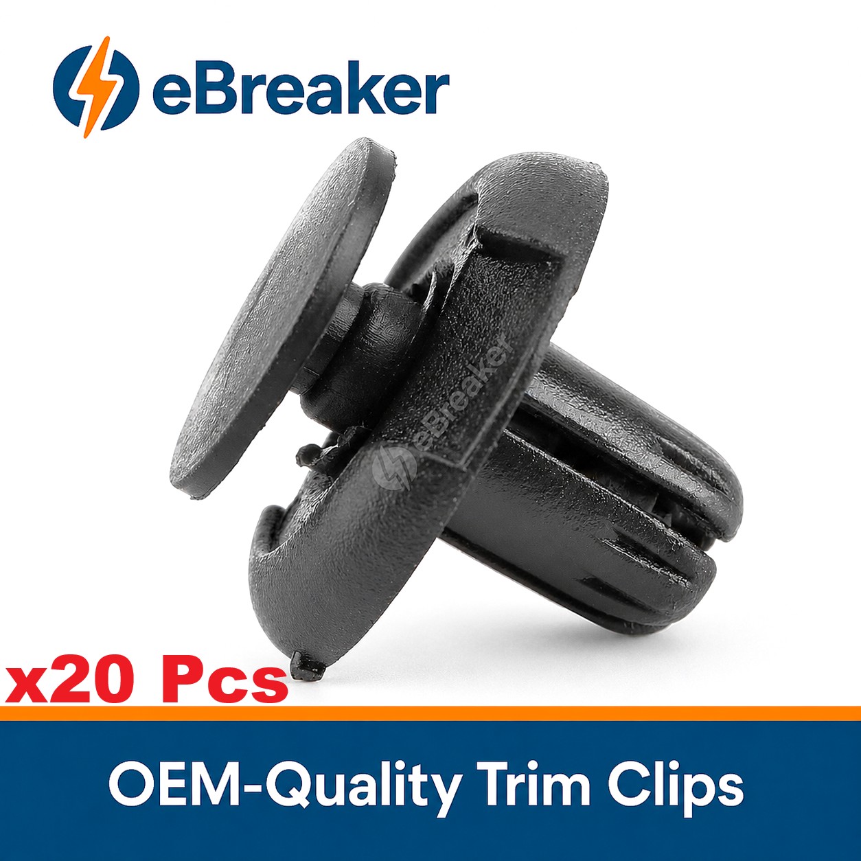 Bumper & Trim Fastener Clip 8mm Multi-Brand - W711712S300