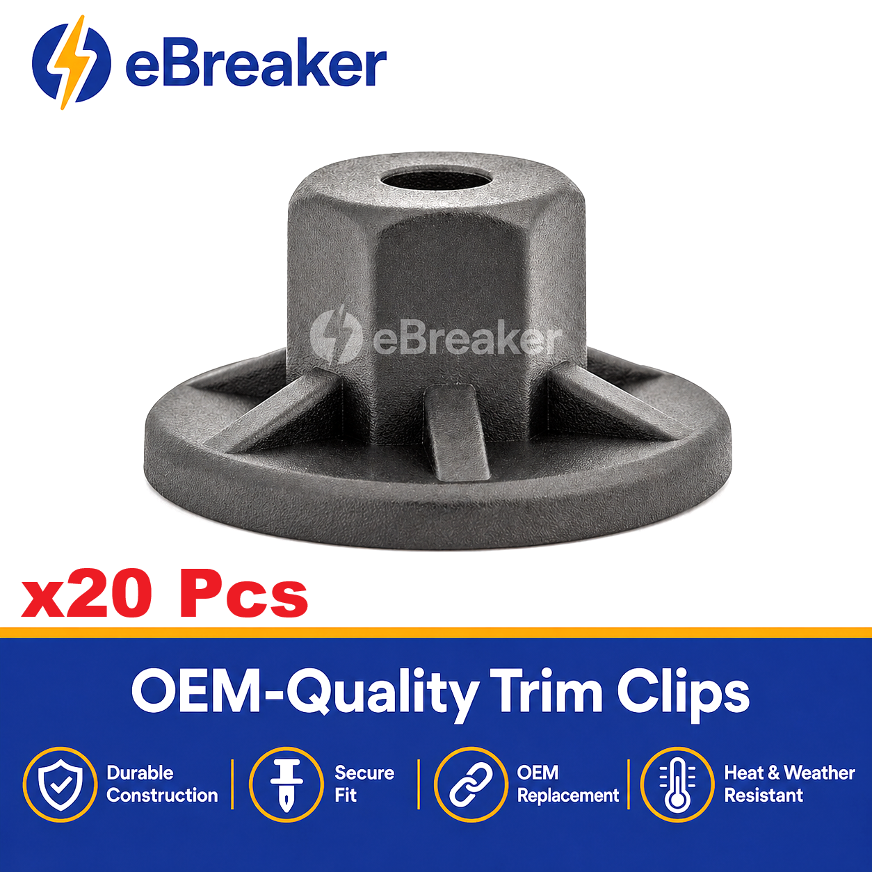 Undertray Arch Liner Fixing Nut for VW Audi SEAT Skoda Porsche N90757901