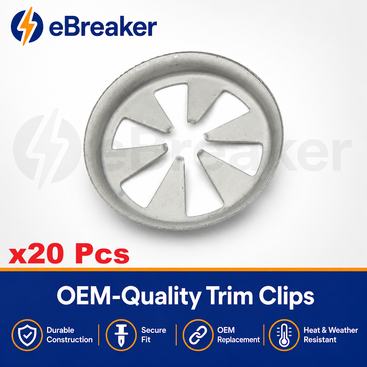 Ford Under Bonnet Insulation Star Lock Washer Clips 1462015