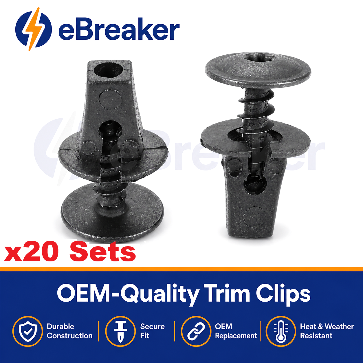 VW Audi SEAT Skoda Screw Grommet & Torx Screw Trim Fixing Kit 6N0809966A
