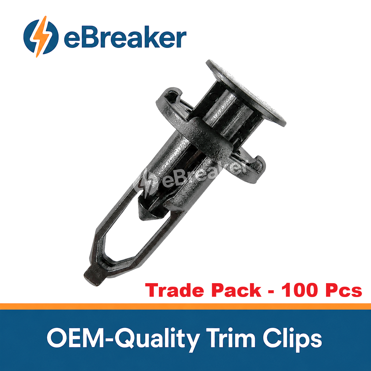 9mm Plastic Bumper Trim Rivet Toyota Peugeot Citroen - 52161-16010