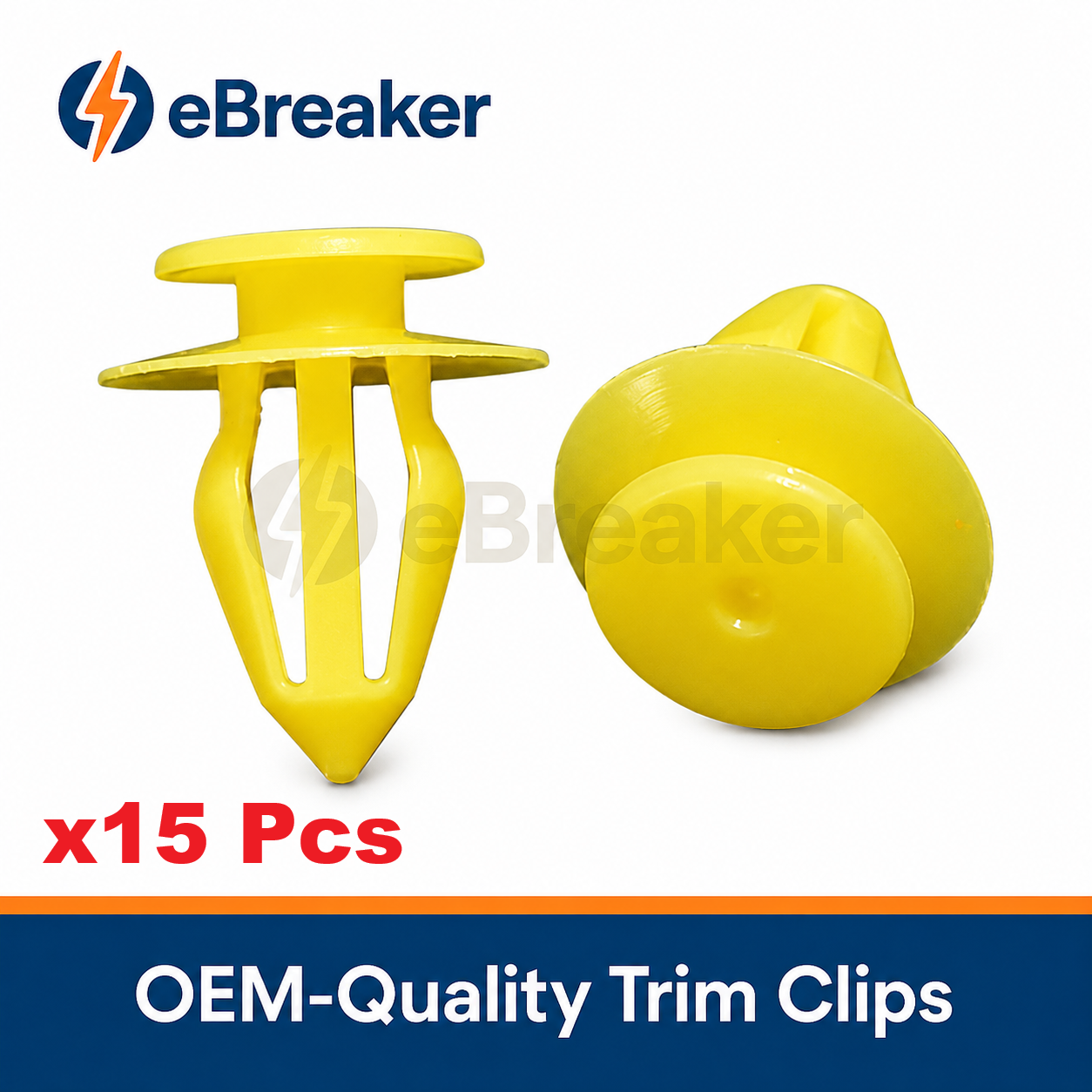 Yellow Door Card & Interior Trim Panel Clip - VAG Ford Land Rover - 7M0867299K