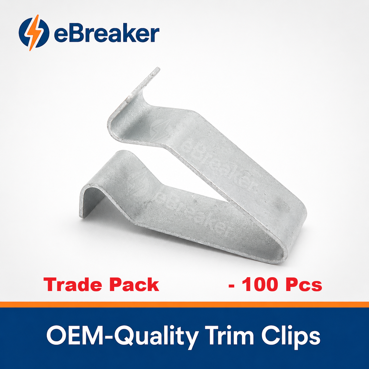 Metal Spring Trim Clip 22mm VW Audi Skoda Seat - 1J6867276