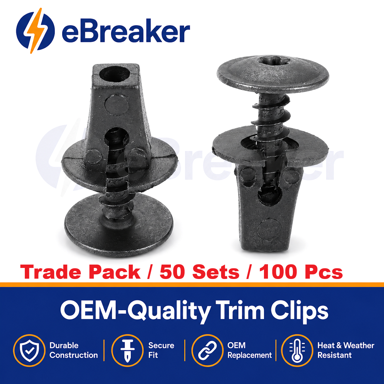 VW Audi SEAT Skoda Screw Grommet & Torx Screw Trim Fixing Kit 6N0809966A