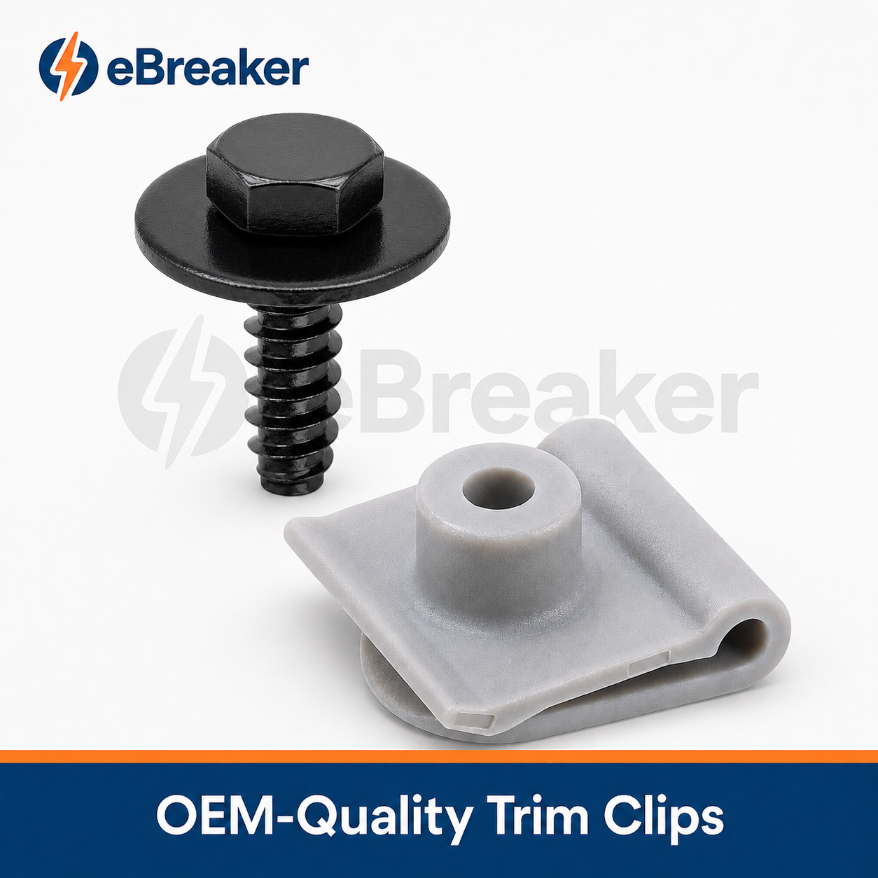 Universal Trim Clip & Coated Screw Sets - Undertray Splash Guard Panel Fastening Kit
