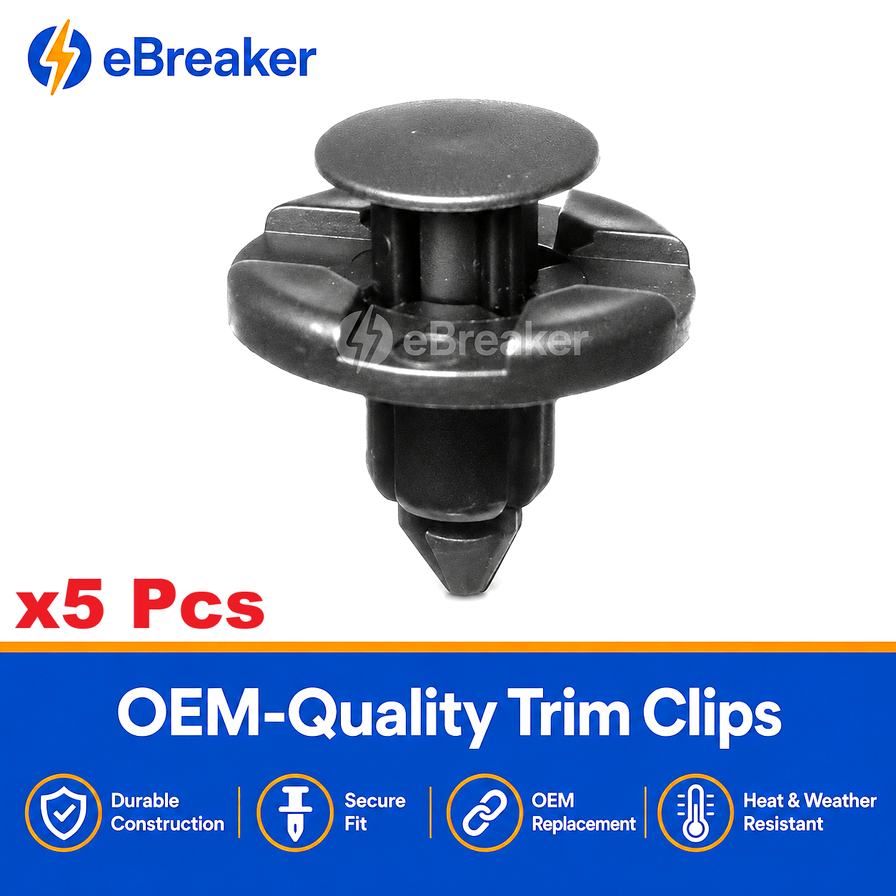 Nissan Mitsubishi Citroen Peugeot 8mm Push Fit Trim Clips 0155309321
