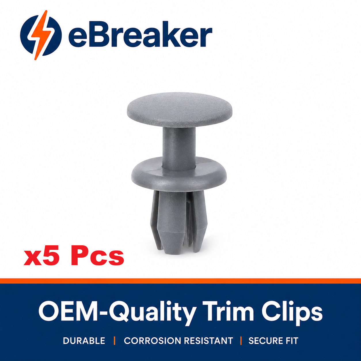 BMW Expanding Trim Rivet Grey 8mm - 51498237075