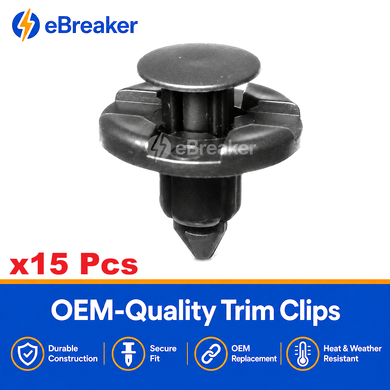 Nissan Mitsubishi Citroen Peugeot 8mm Push Fit Trim Clips 0155309321