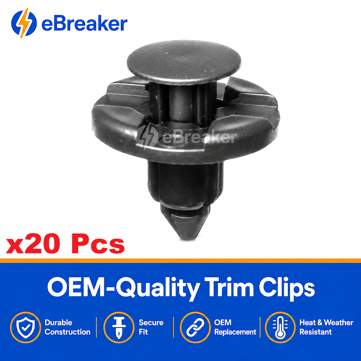 Nissan Mitsubishi Citroen Peugeot 8mm Push Fit Trim Clips 0155309321