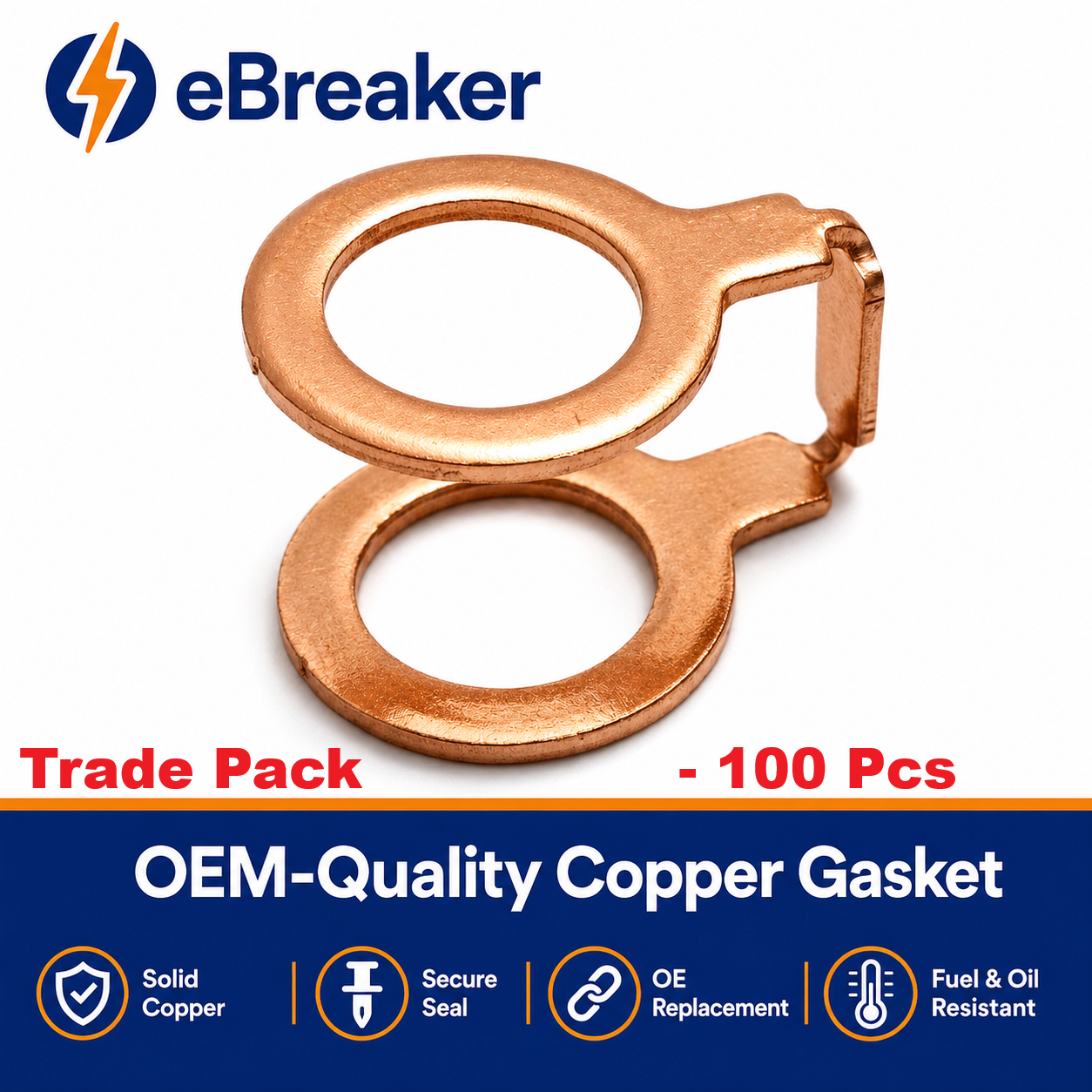 Copper U-Shaped Fuel Line & Turbo Oil Feed Gasket – MN187847 / 16627-8H800