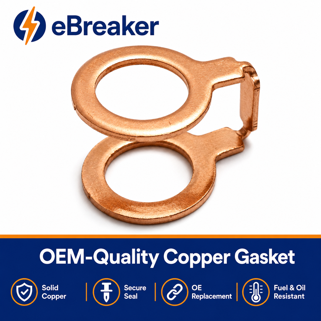 Copper U-Shaped Fuel Line & Turbo Oil Feed Gasket – MN187847 / 16627-8H800