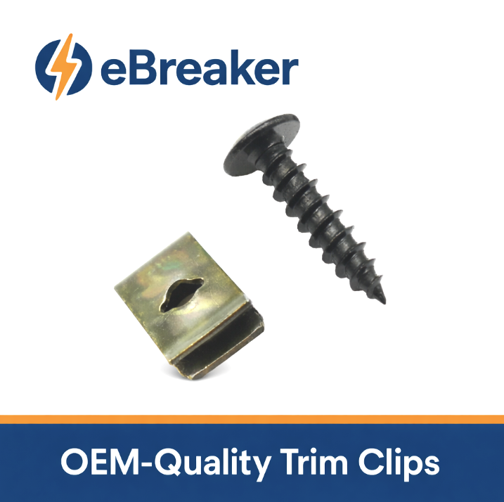 Black & Green U-Clip Speed Fastener Screw Set - Undertray & Splashguard Kit