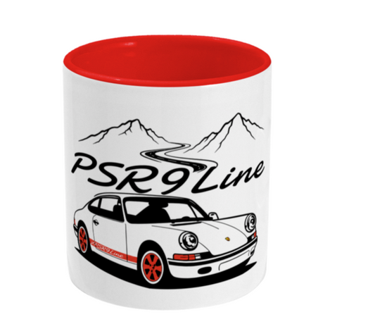 PSR9Line Classic Porsche RS Coffee Mug Gaurds Red Theme