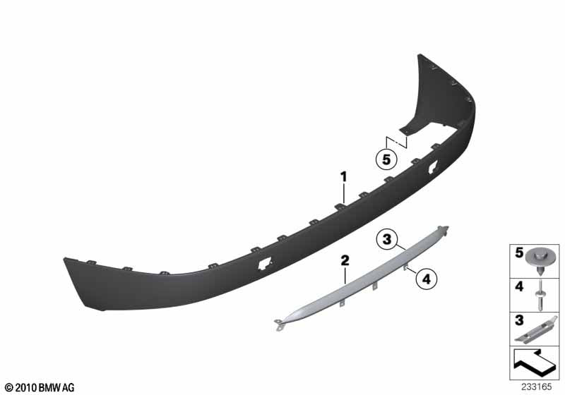 Wheel Arch Blind Rivets BMW X3 X5 X6 - 07142151750